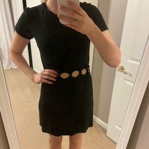 American Eagle Black Cutout dress